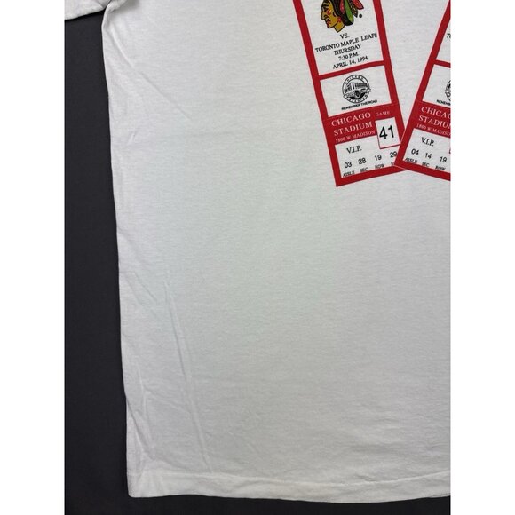 Vintage 1994 Chicago Blackhawks Stadium Hockey NHL Toronto Maple Leaf Final Roar - Picture 6 of 16